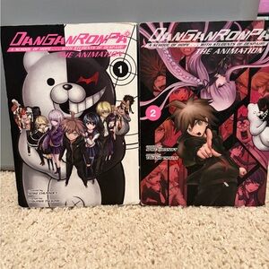 Danganronpa Manga Volumes 1 and 2